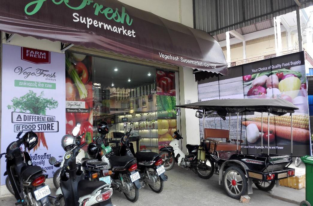 VegeFresh supermarket retail frontage